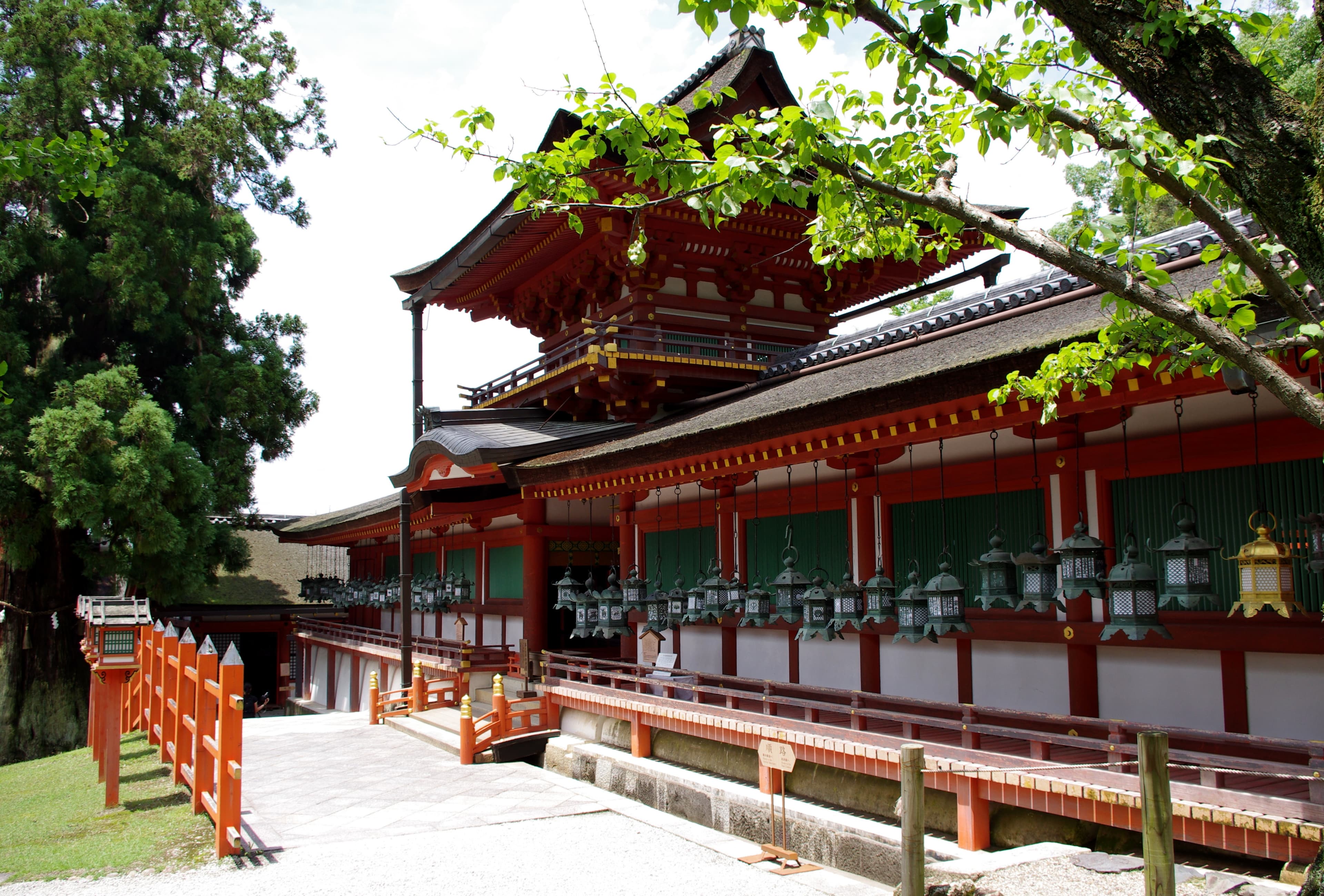 Chumon Gate, Kasuga-taisha, Nara, Japan.