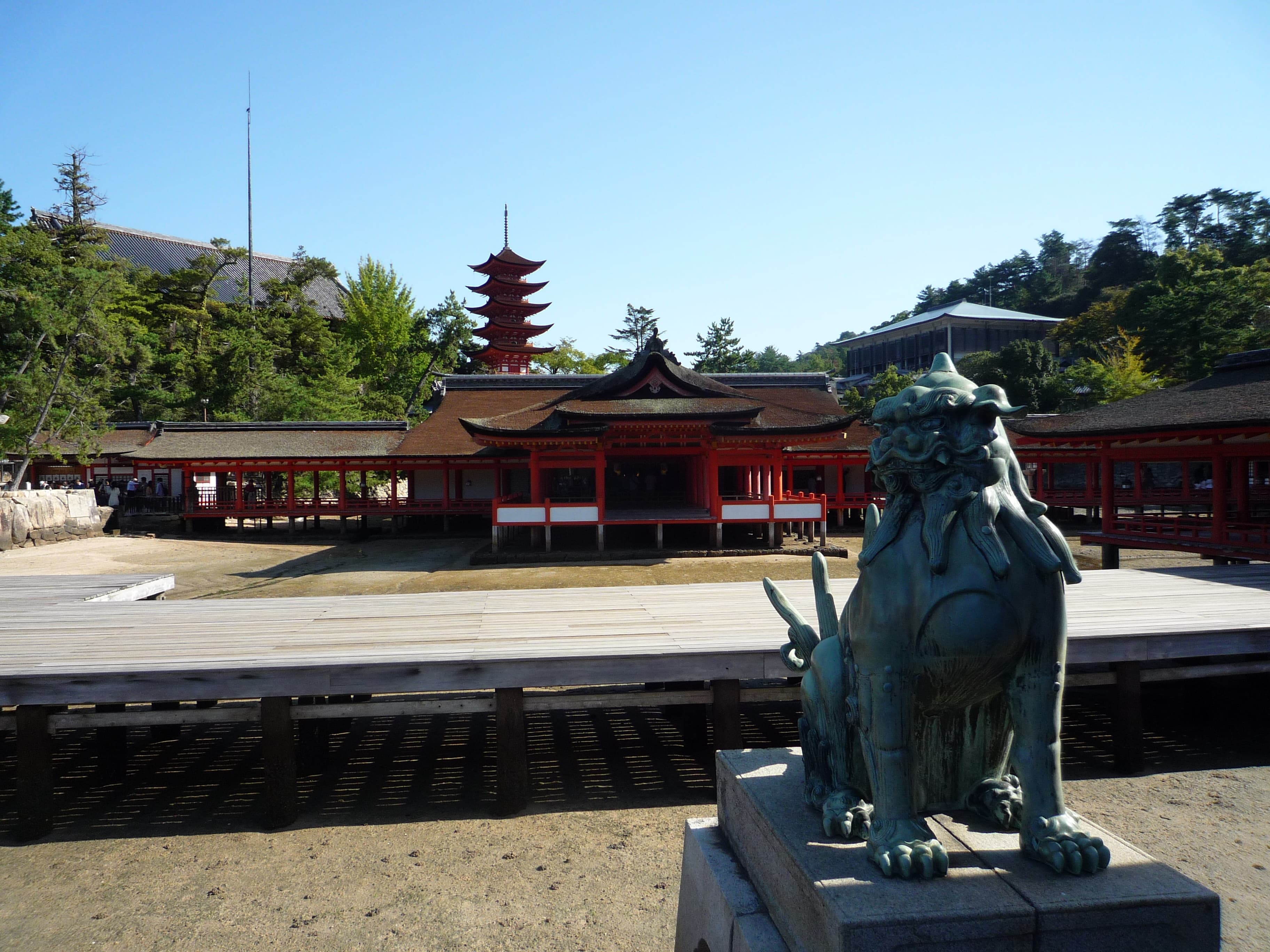 Haraiden, Marōdo Shrine, Itsukushima Shrine, Miyajima, Hiroshima Prefecture, Japan.
