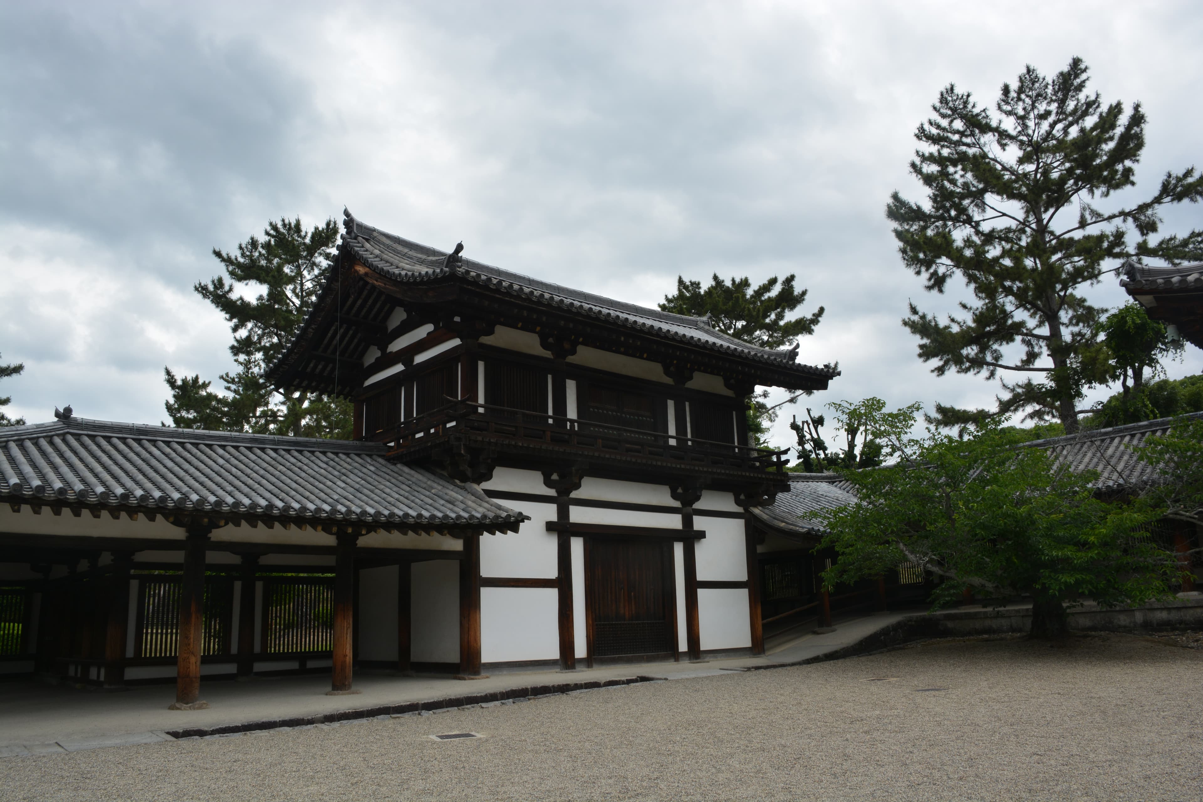 Sutra Repository, Horyu-ji, Ikaruga, Nara Prefecture, Japan.