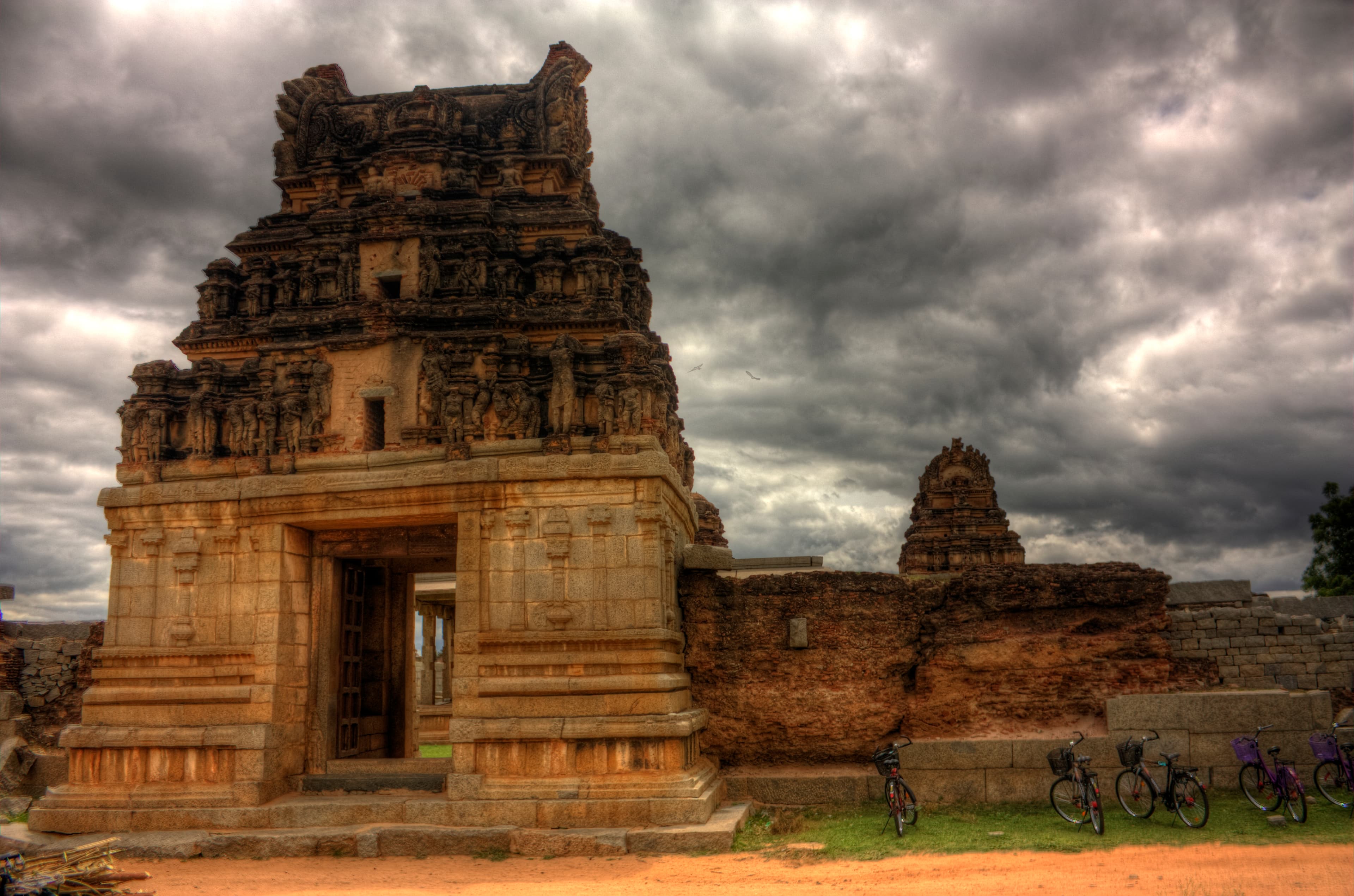 Chanderasekara Temple, Hampi, Hampi, Karnataka, India.