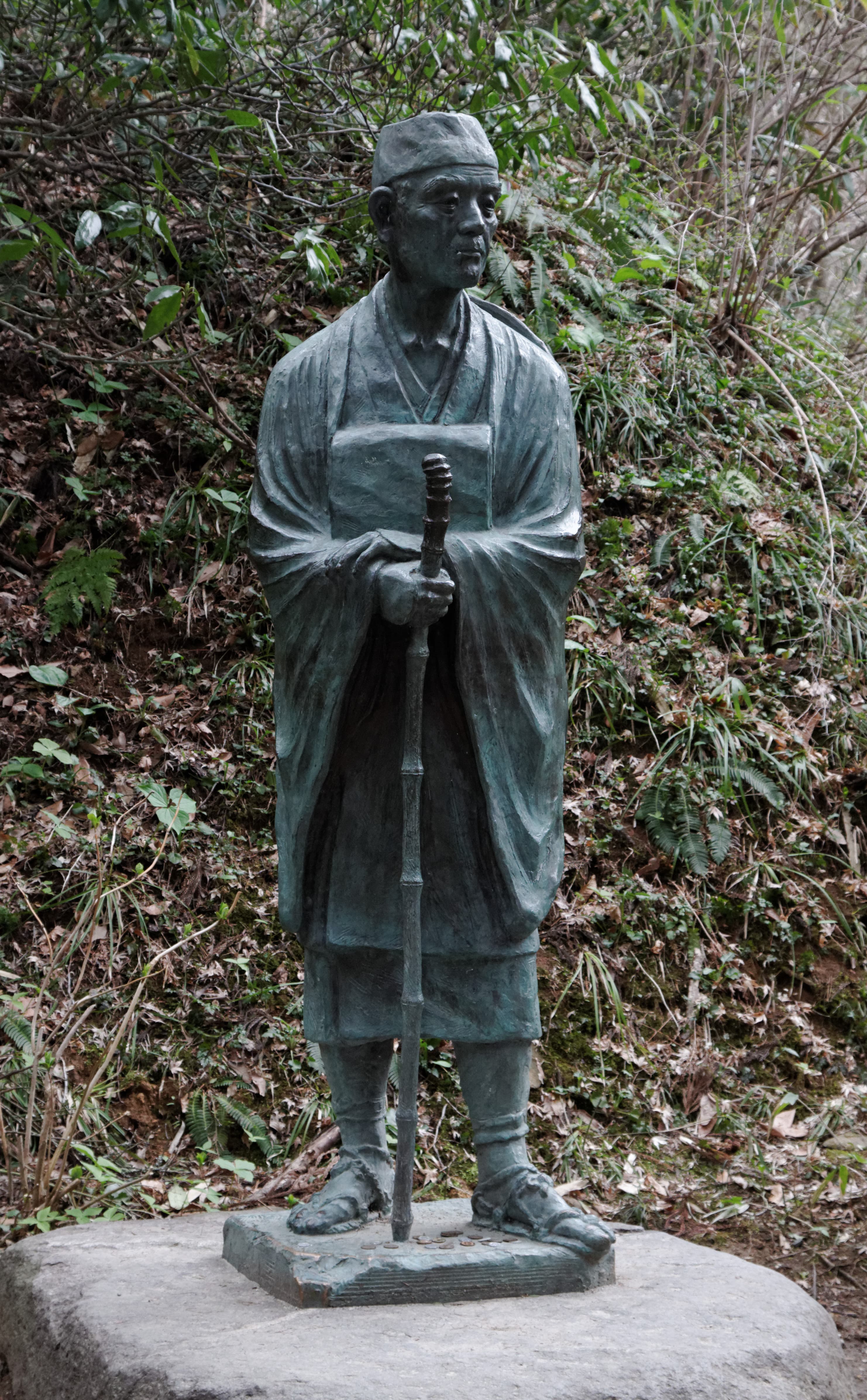 Chuson-ji temple precinct in Hiraizumi, Japan.