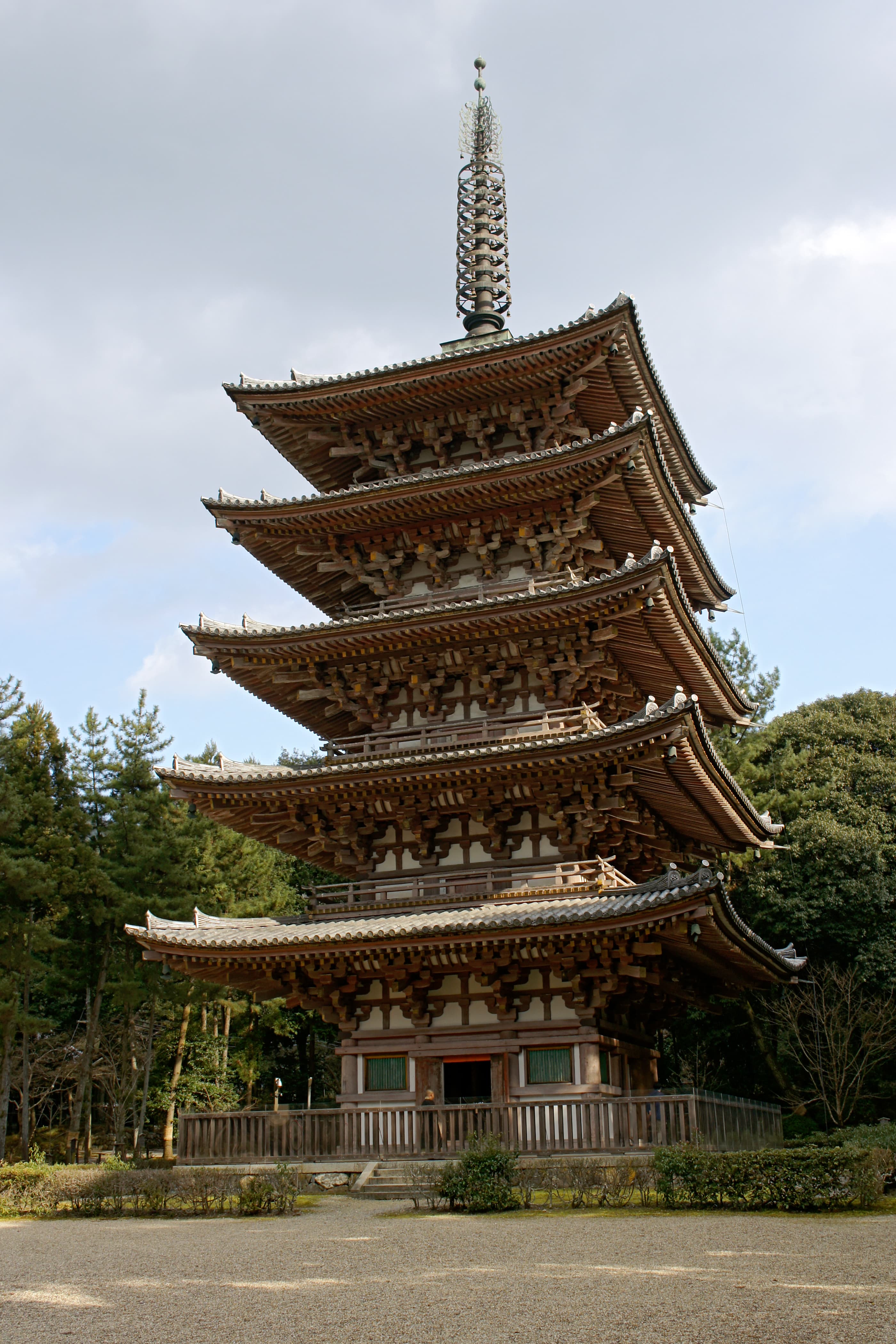 Five-storied Pagoda, Daigo-ji, Kyoto, Japan.