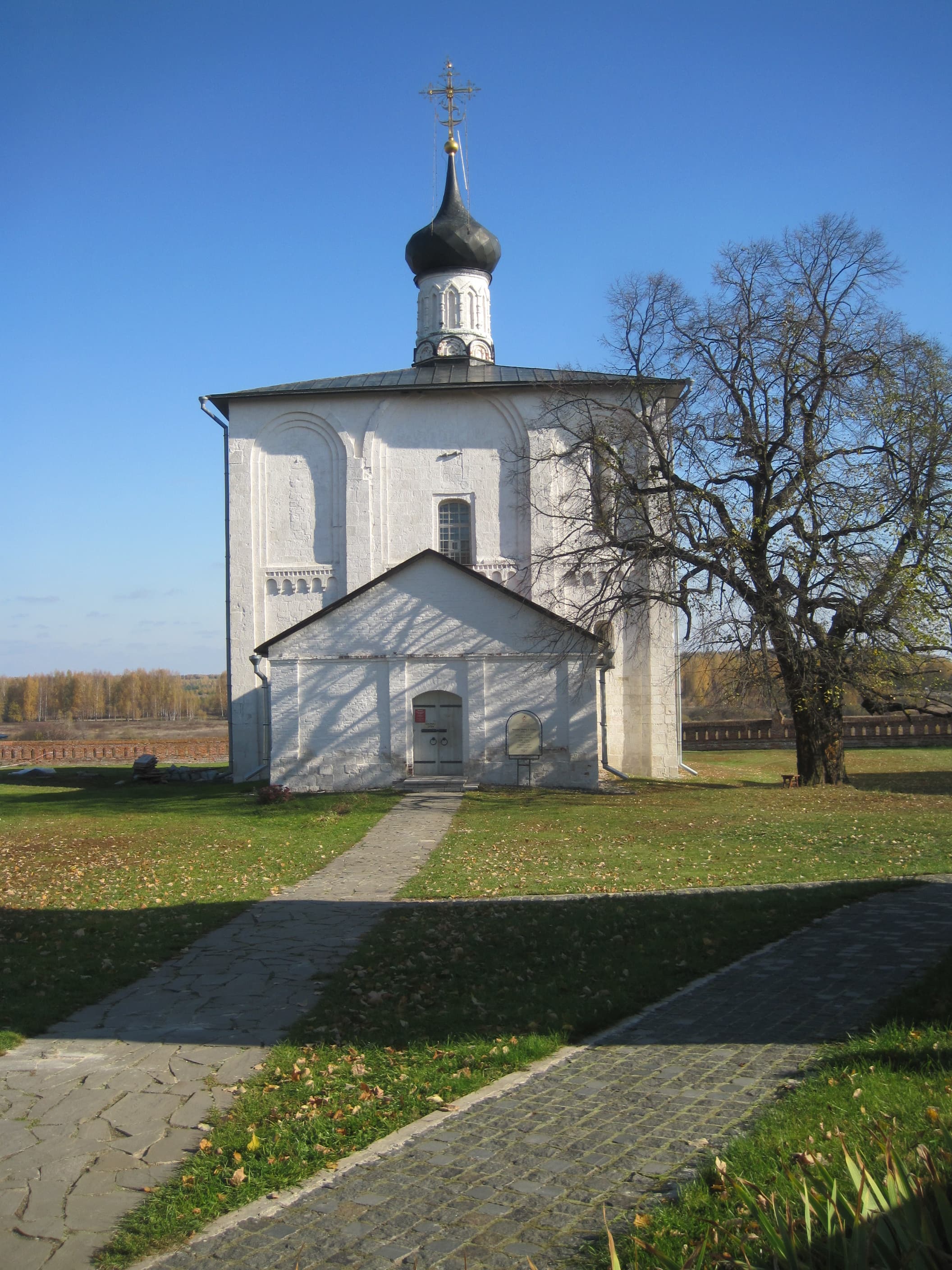 Facade of Church of Saints Boris and Gleb, Kideksha, Kideksha, Vladimir Oblast, Russia.