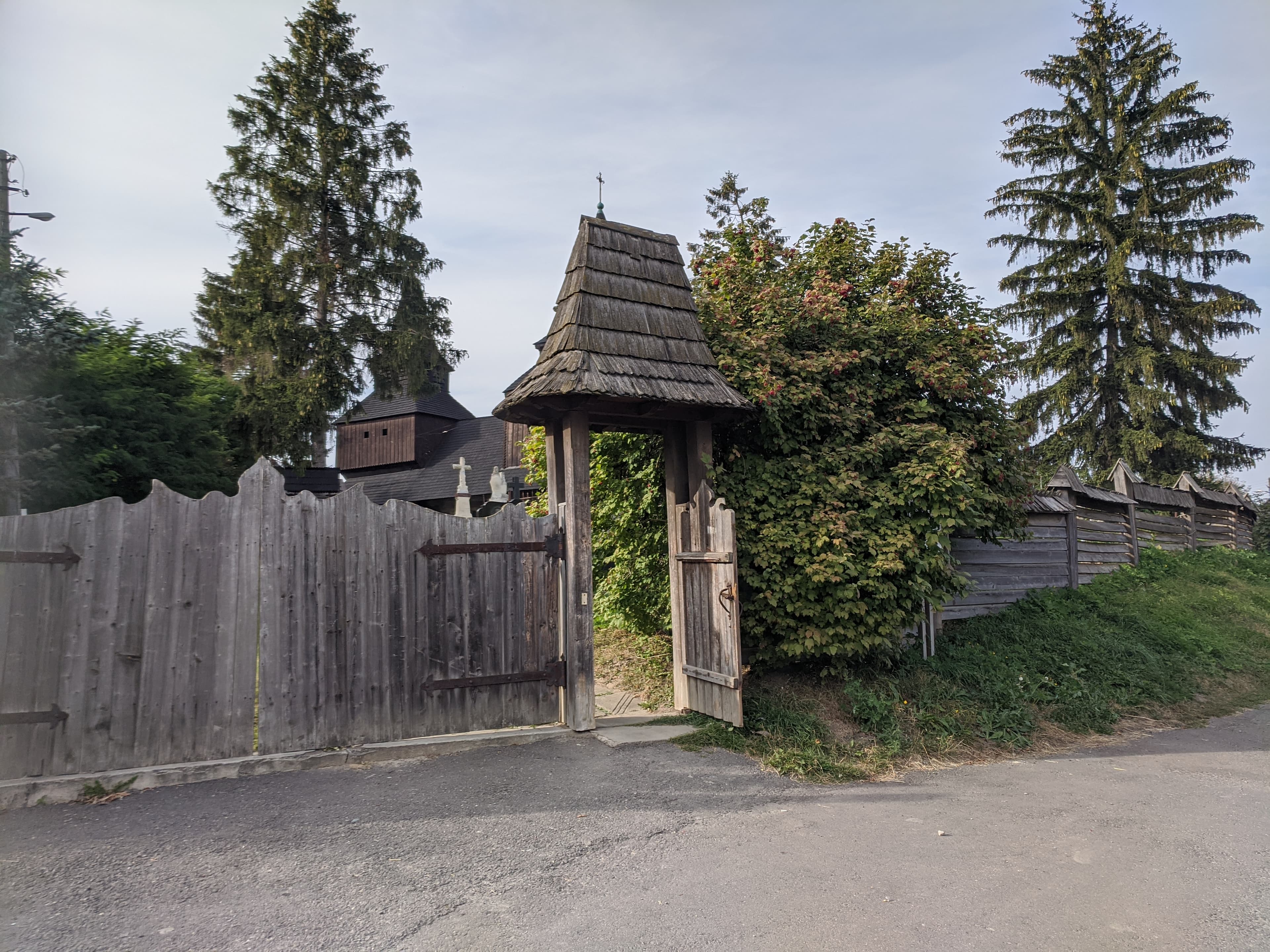 Exterior of the Holy Spirit Church in Rohatyn, Ukraine.