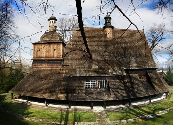 Church of St. Philip and St. James the Apostles, Sękowa, Sękowa, Lesser Poland Voivodeship, Poland.