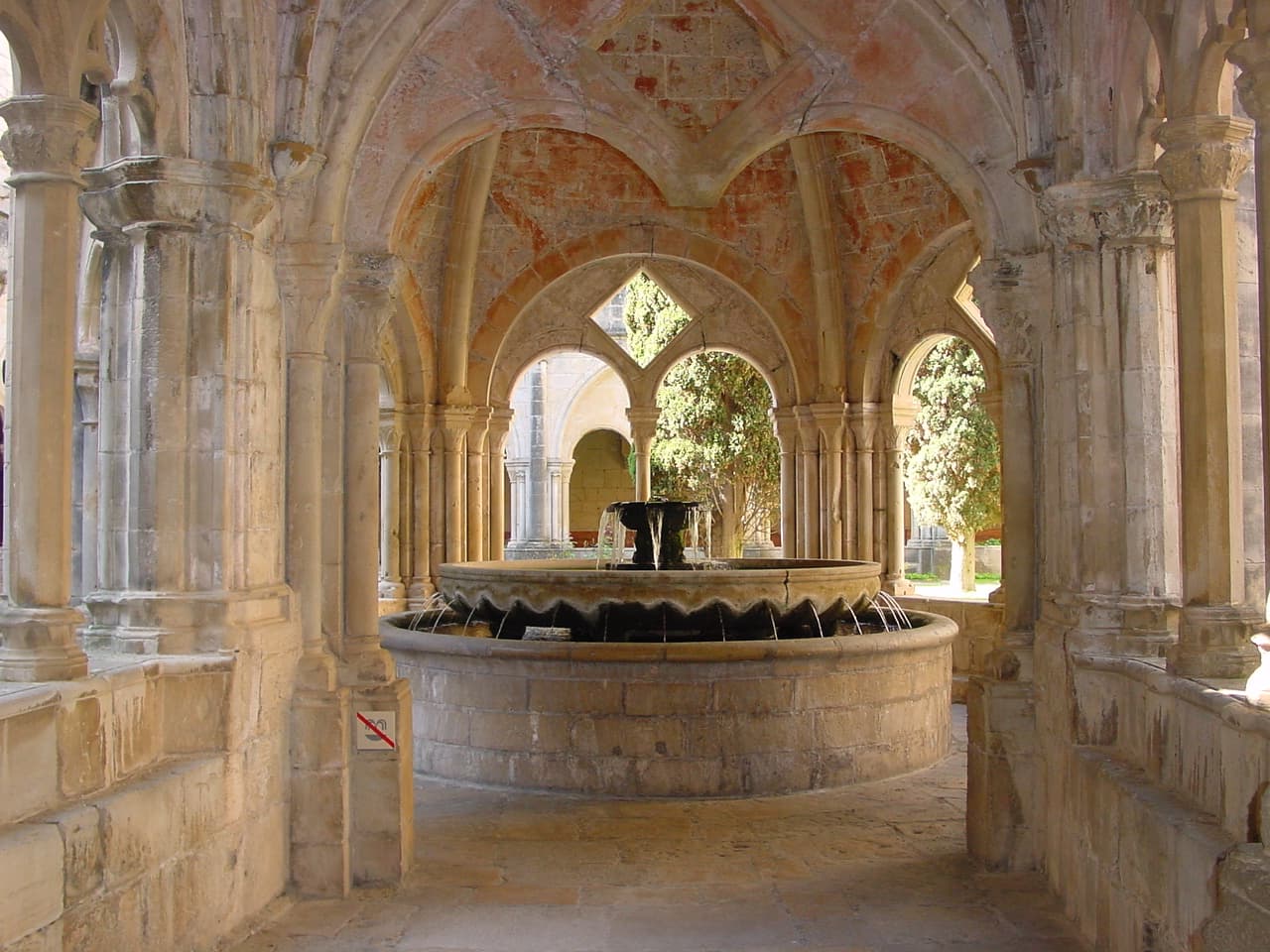 Cloister of Poblet, Poblet, Catalonia, Spain.