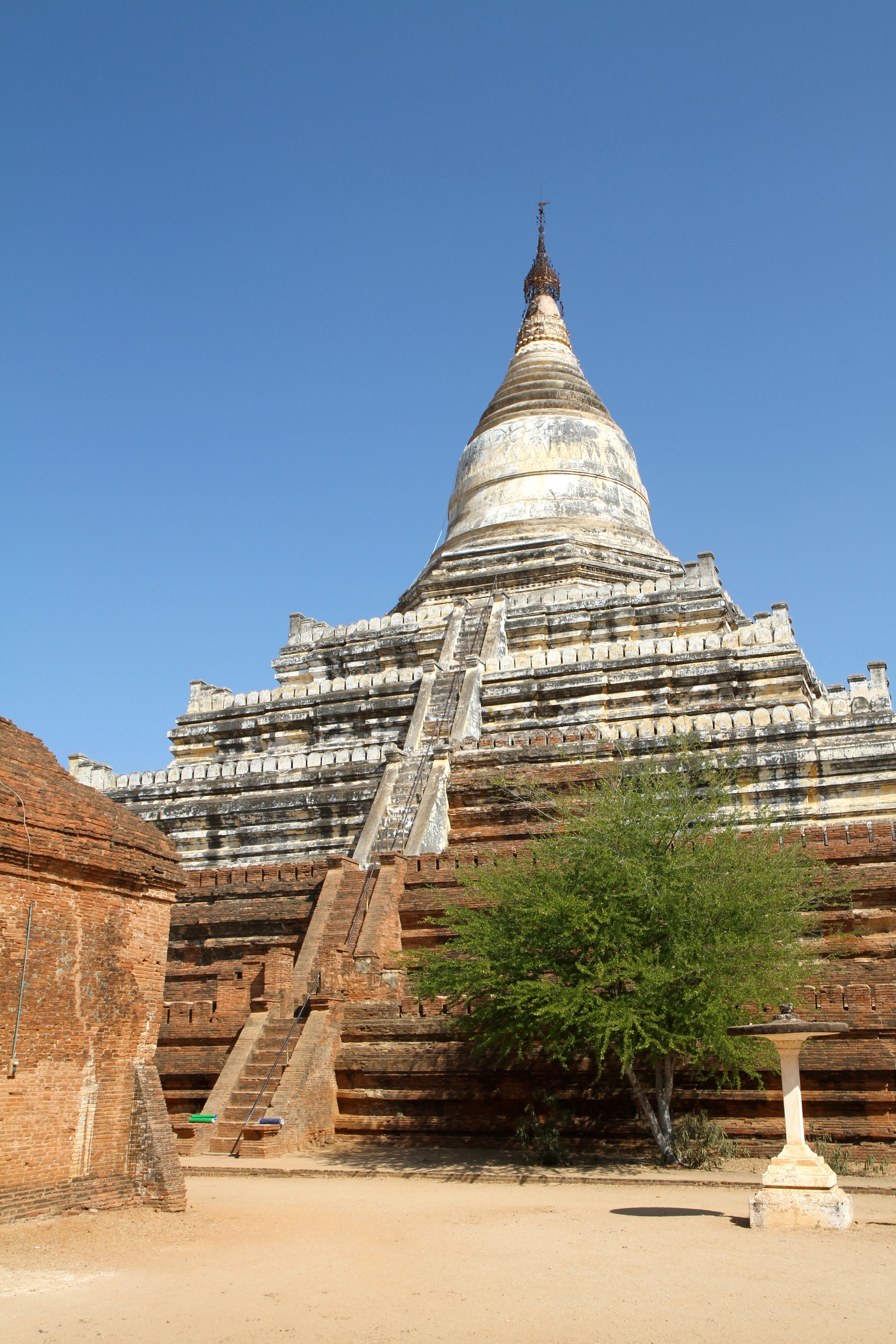 Pagoda of Shwesandaw Pagoda, Bagan, Myanmar.