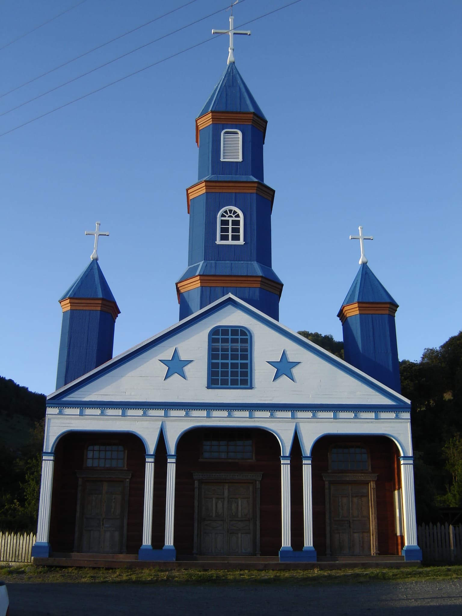 Church of Tenaun, Tenaun, Chiloe Archipelago, Chile.