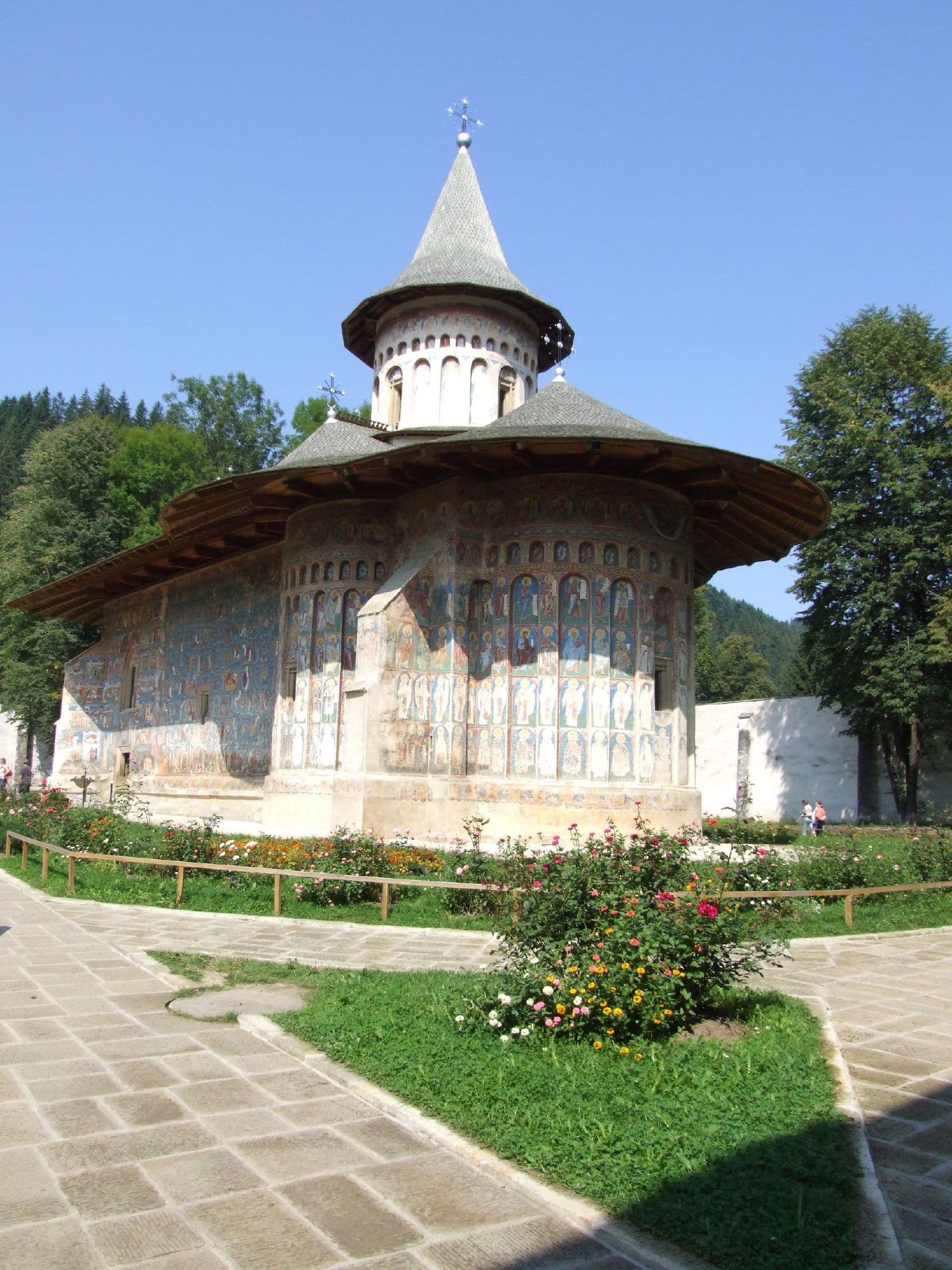 Church of Saint George at Voroneț Monastery in Romania.