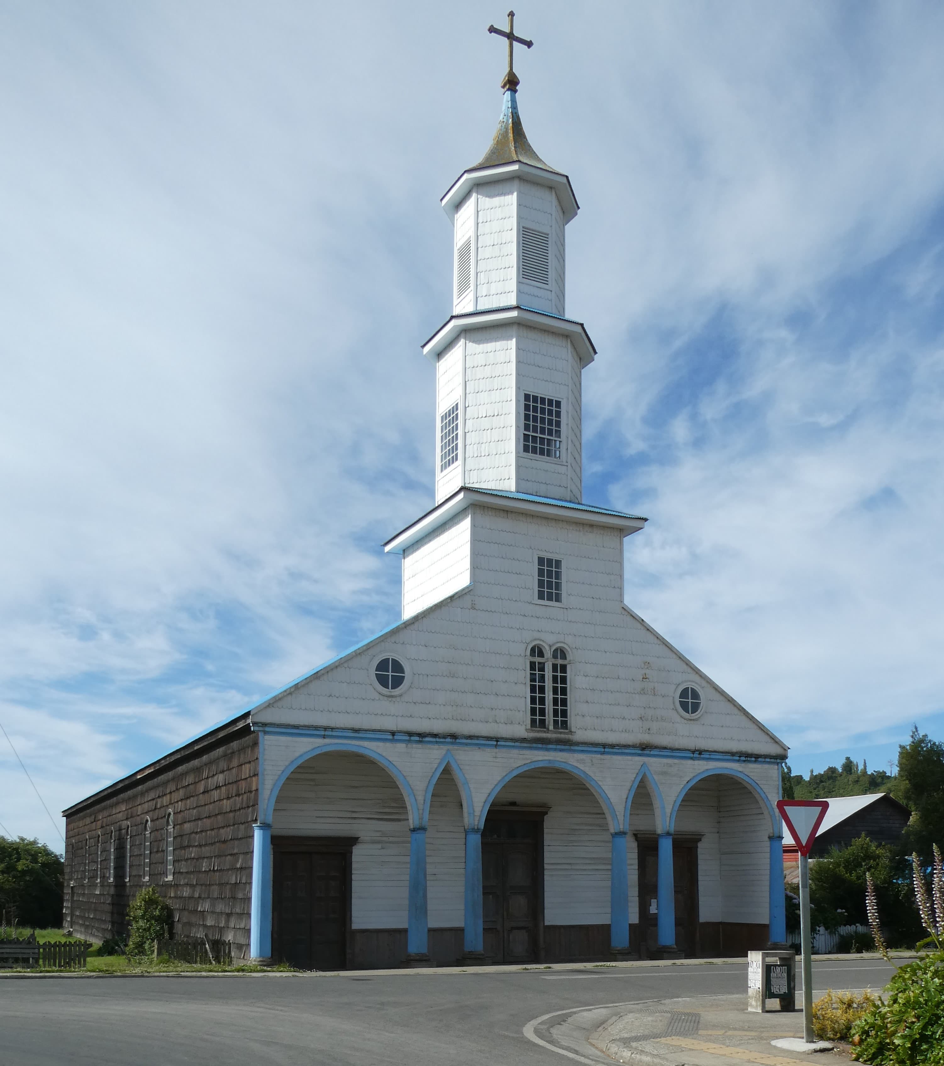 Church of Rilan, Rilan, Chiloe Archipelago, Chile.