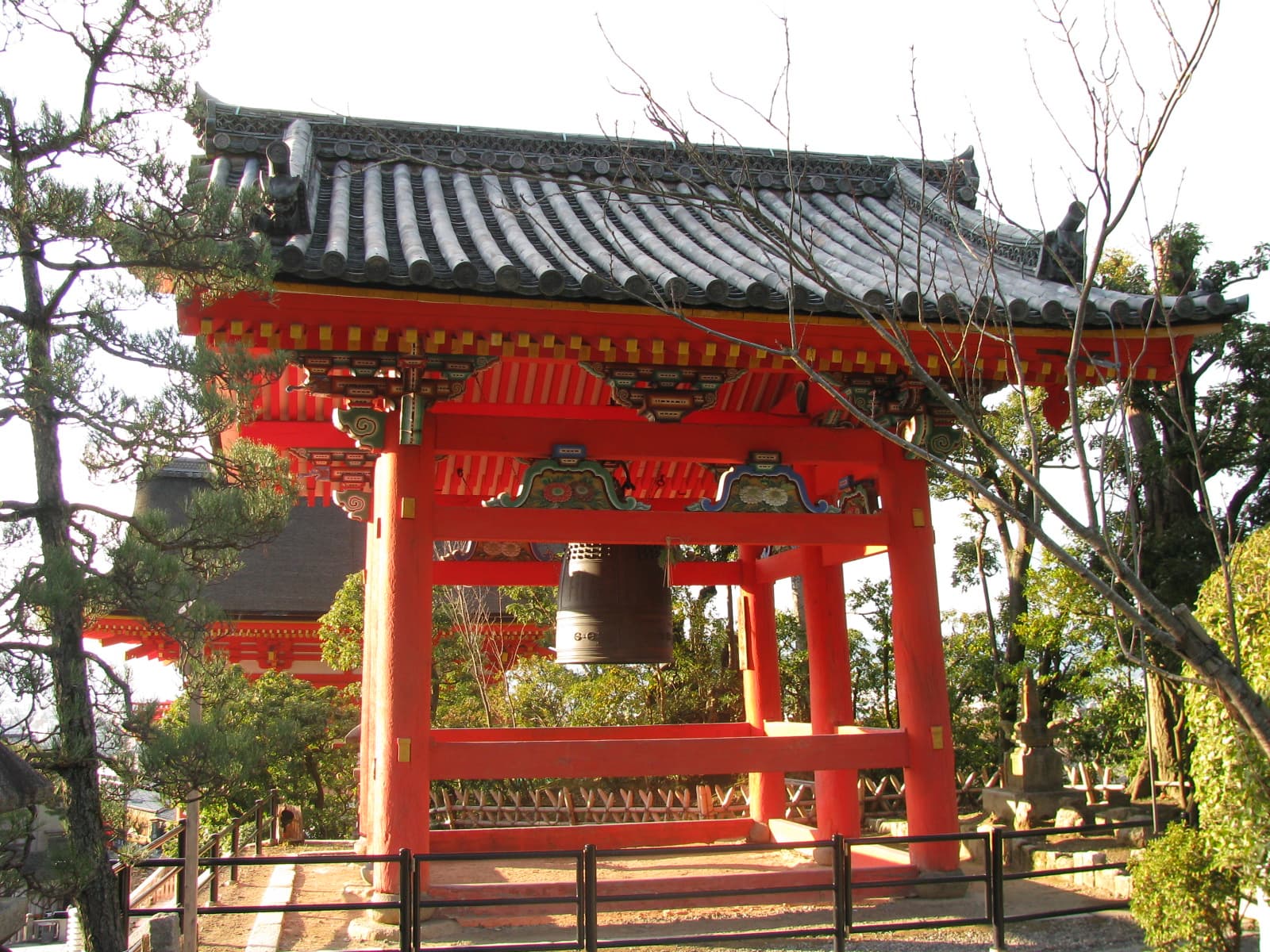 Bell Tower at Kiyomizu-dera in Kyoto, Japan.