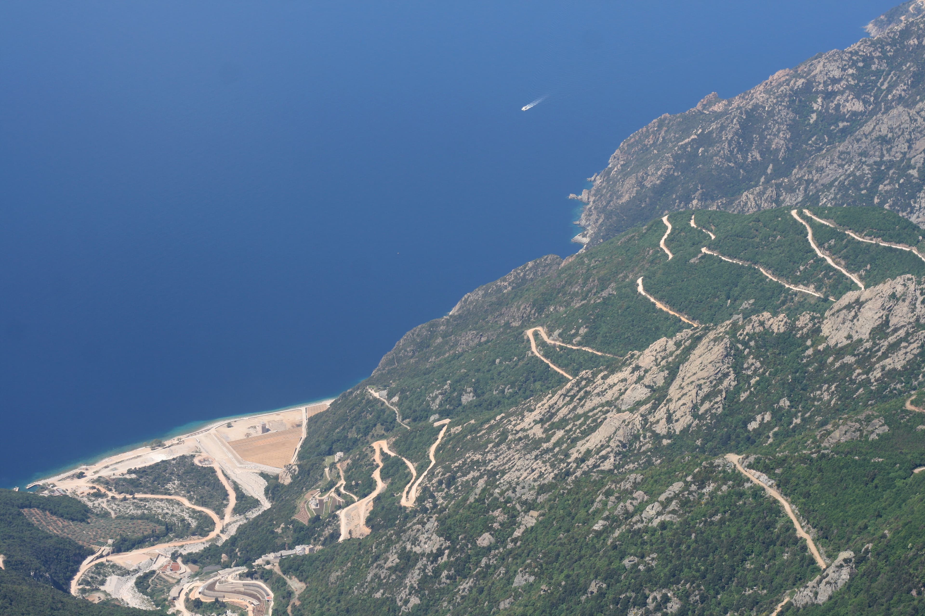 Mount Athos Viewpoints, Chalkidiki, Greece.